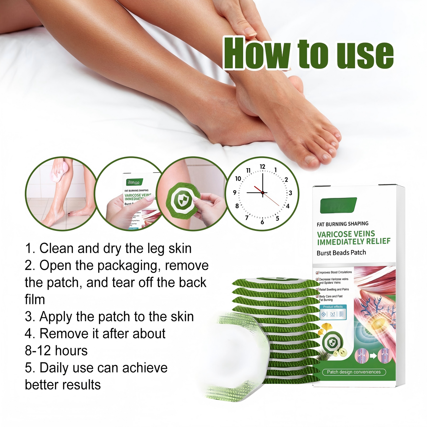 Slimming venous patch