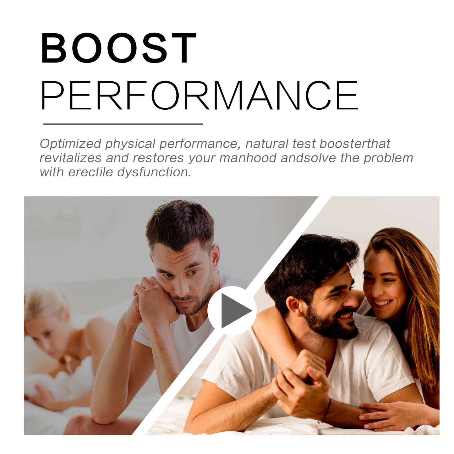 Male body care patch