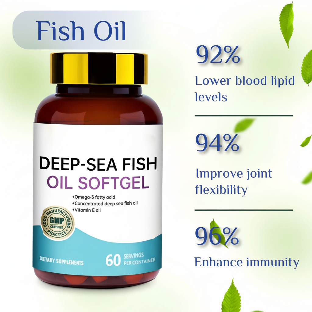 Deep-Sea Fish Oil Bottle Benefits