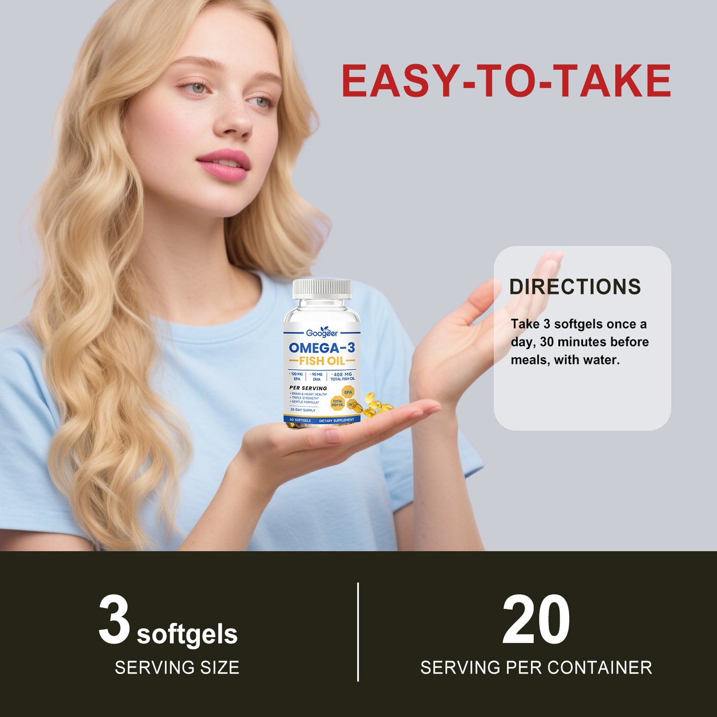 Omega-3 Fish Oil Softgels