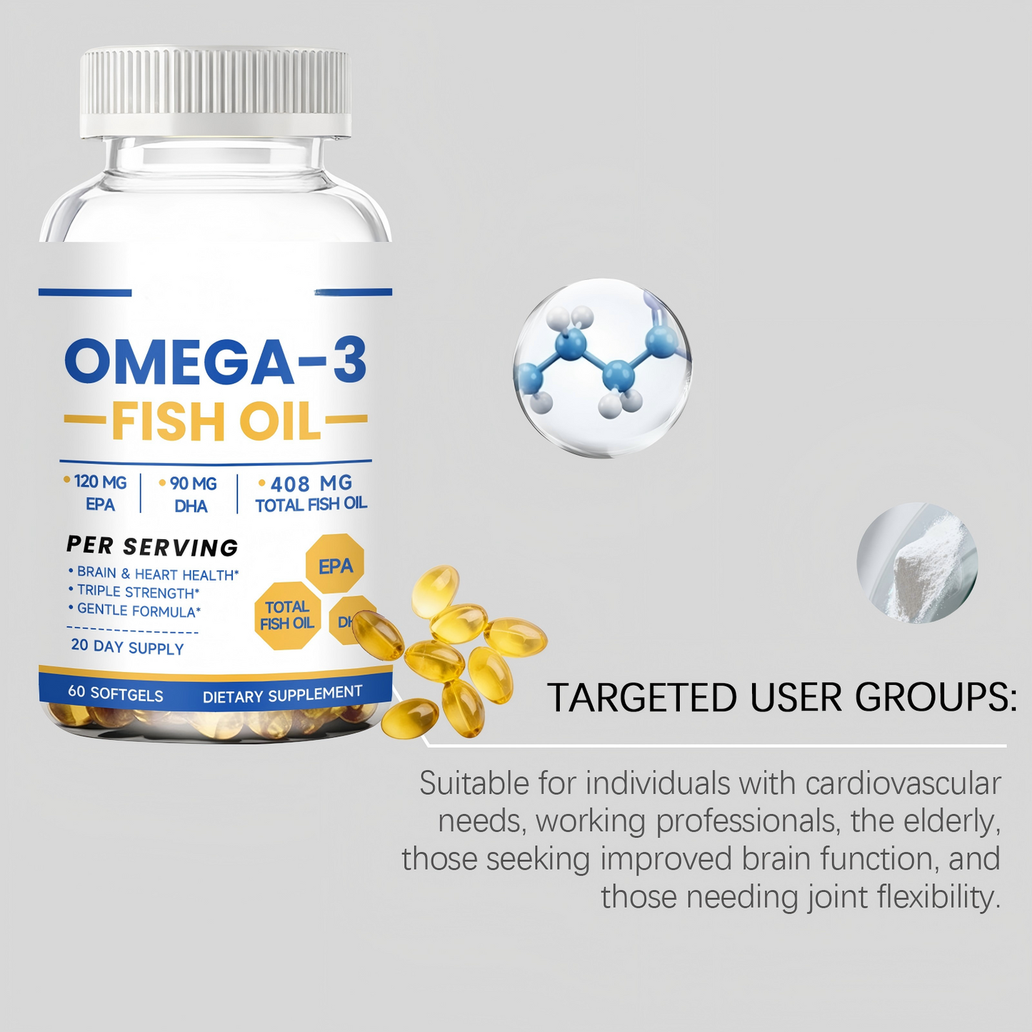 Omega-3 Fish Oil Softgels