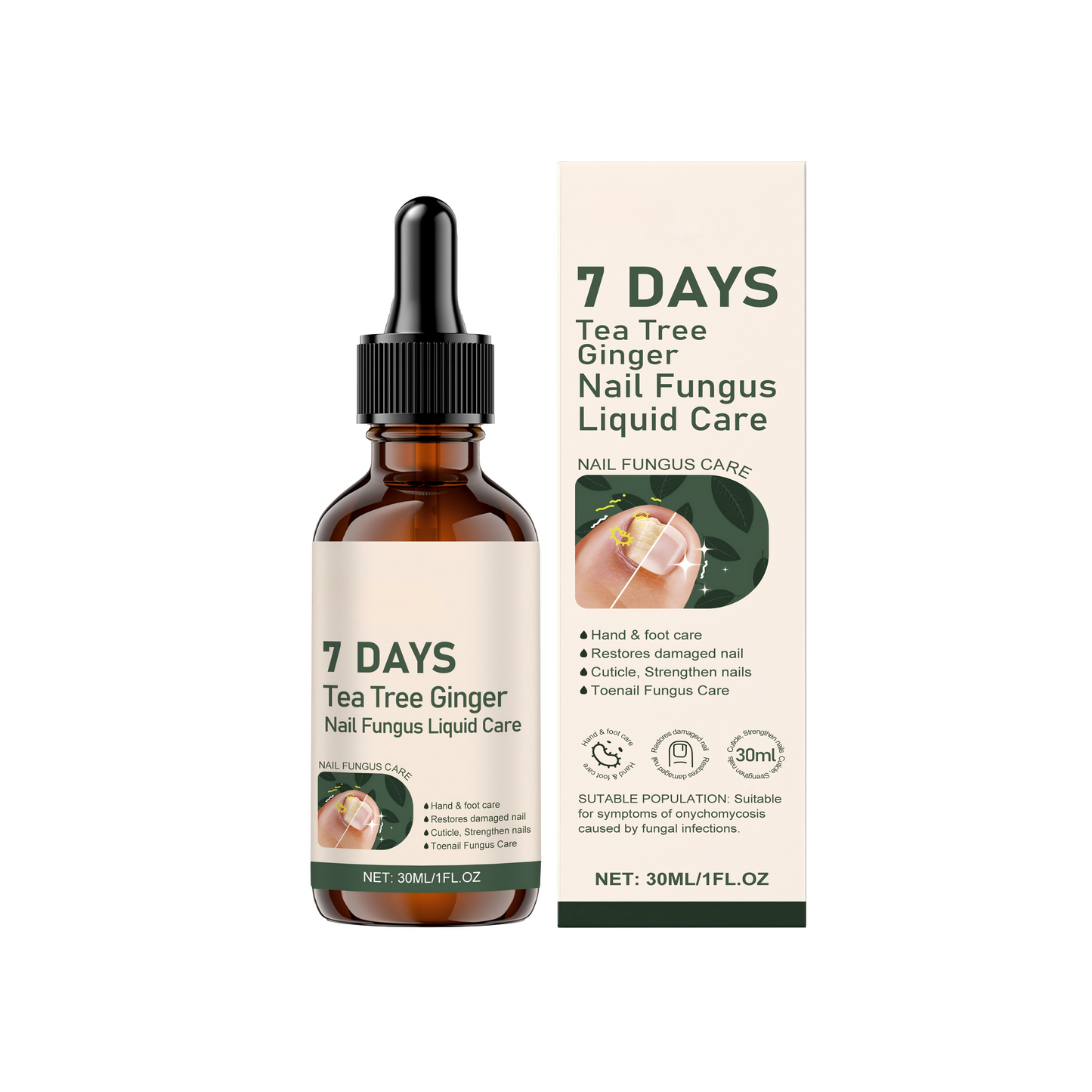7 DAYS Tea Tree Ginger Nail Treatment