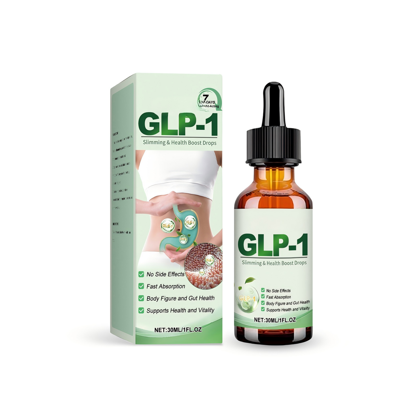 GLP-1 peppermint essential oil drops