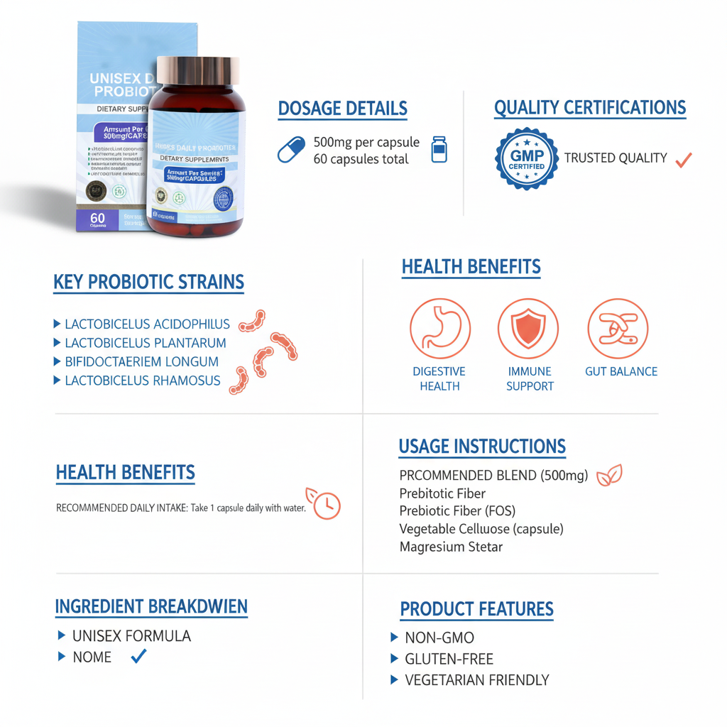 益生菌产品详情信息图