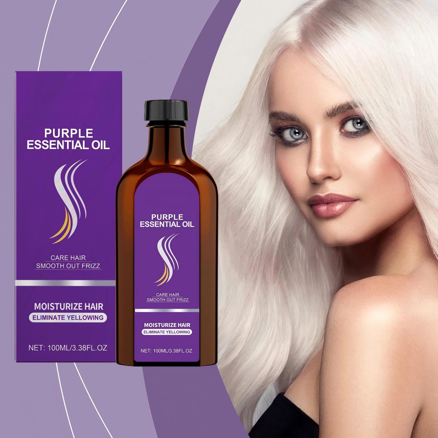 100ml Purple Hair Care Combination