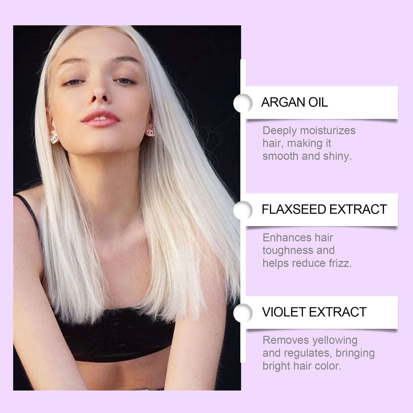 100ml Purple Hair Care Combination