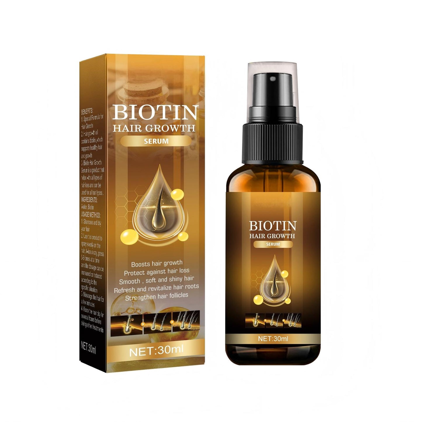 Biotin Hair Growth Serum Spray
