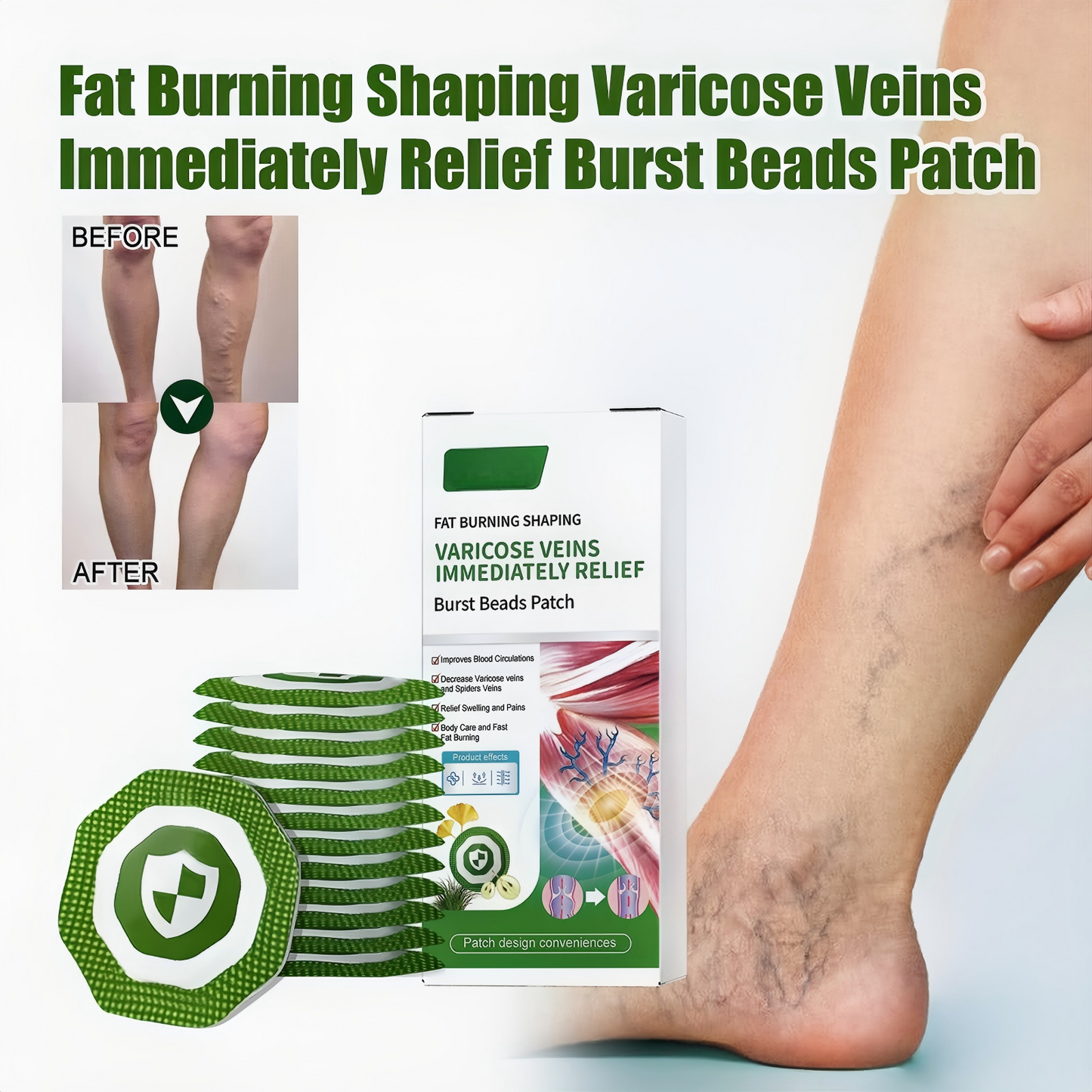 Slimming venous patch