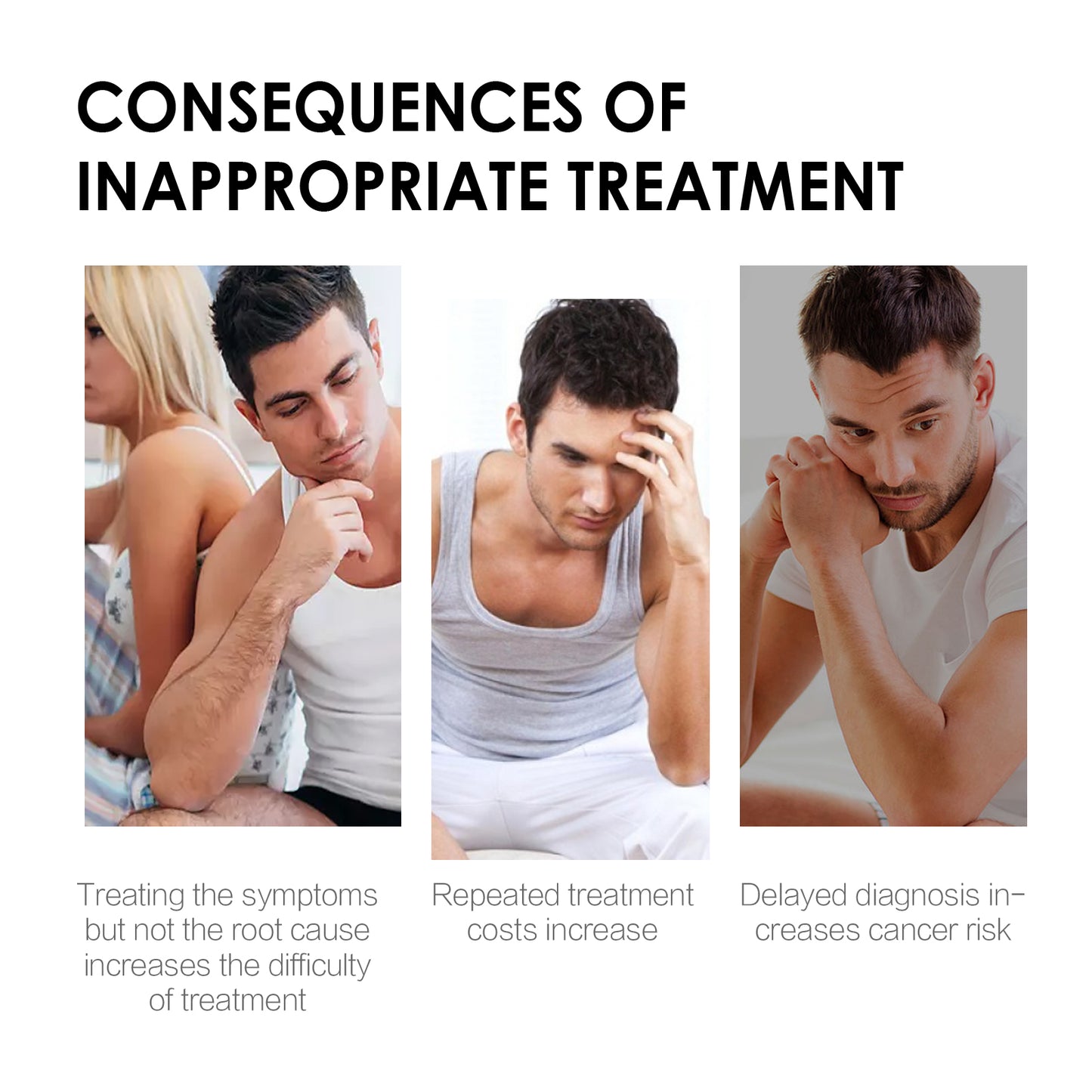 Male body care patch