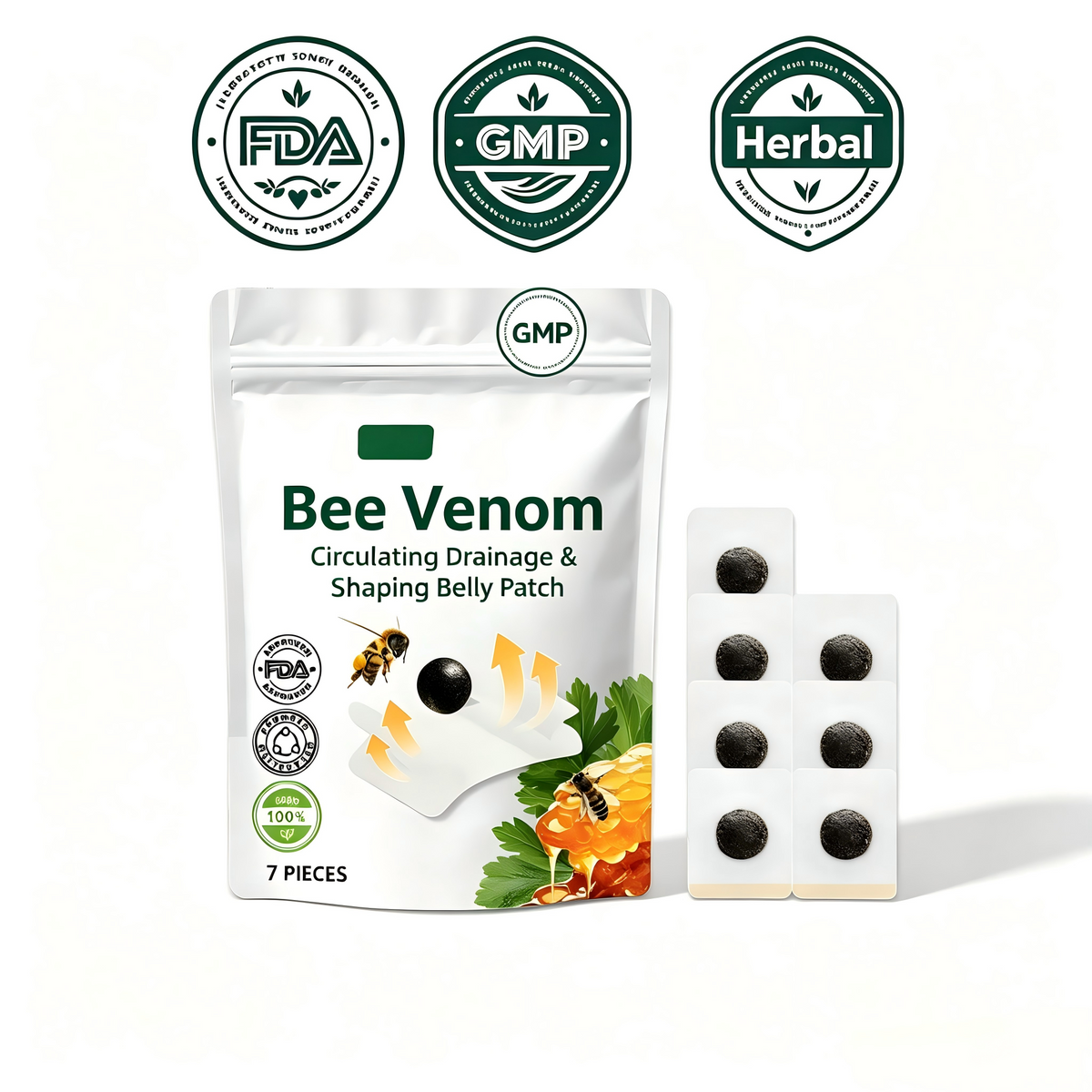 Bee venom body shaping patch