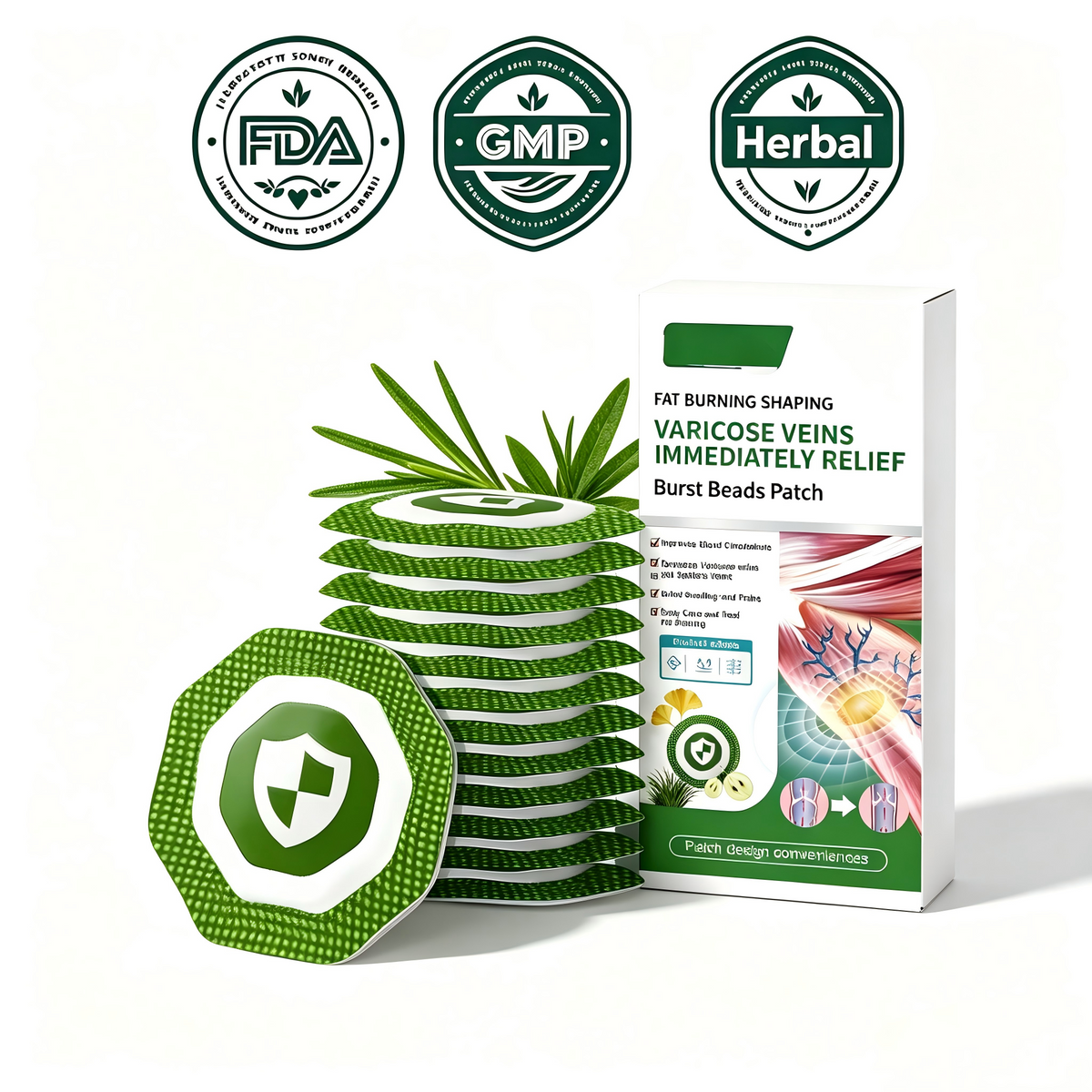 Slimming venous patch
