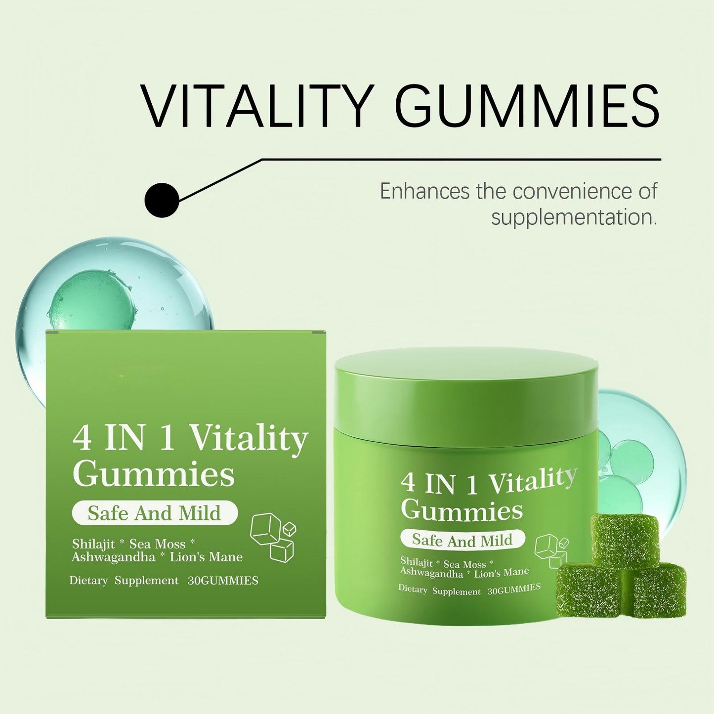 4 in 1 Gummies for Vitality