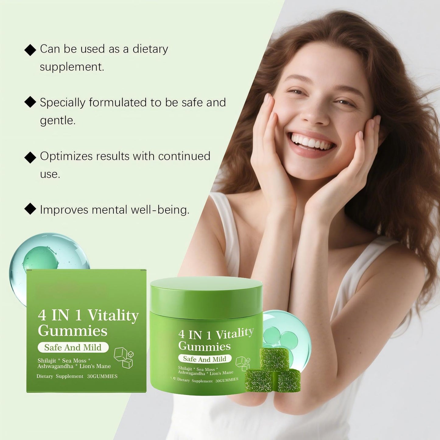 4 in 1 Gummies for Vitality