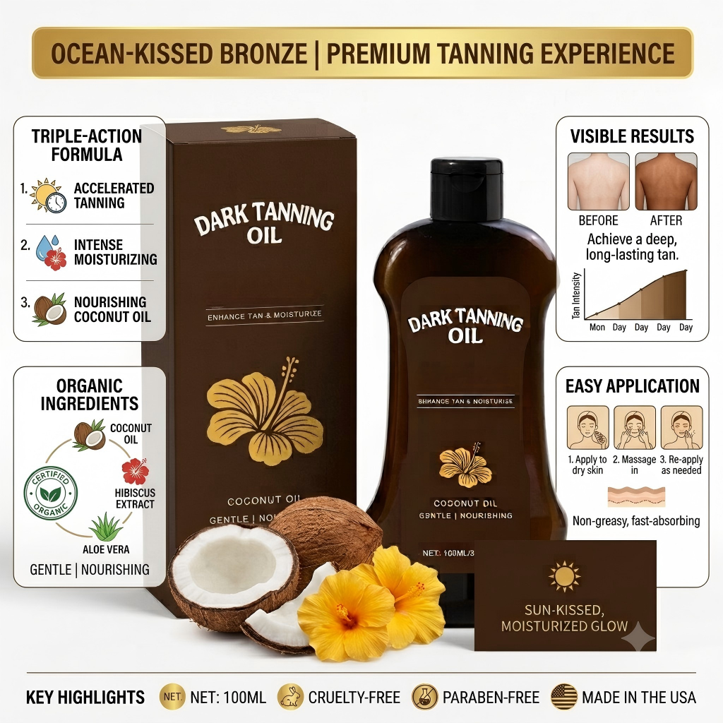 OceAura Dark Tanning Oil