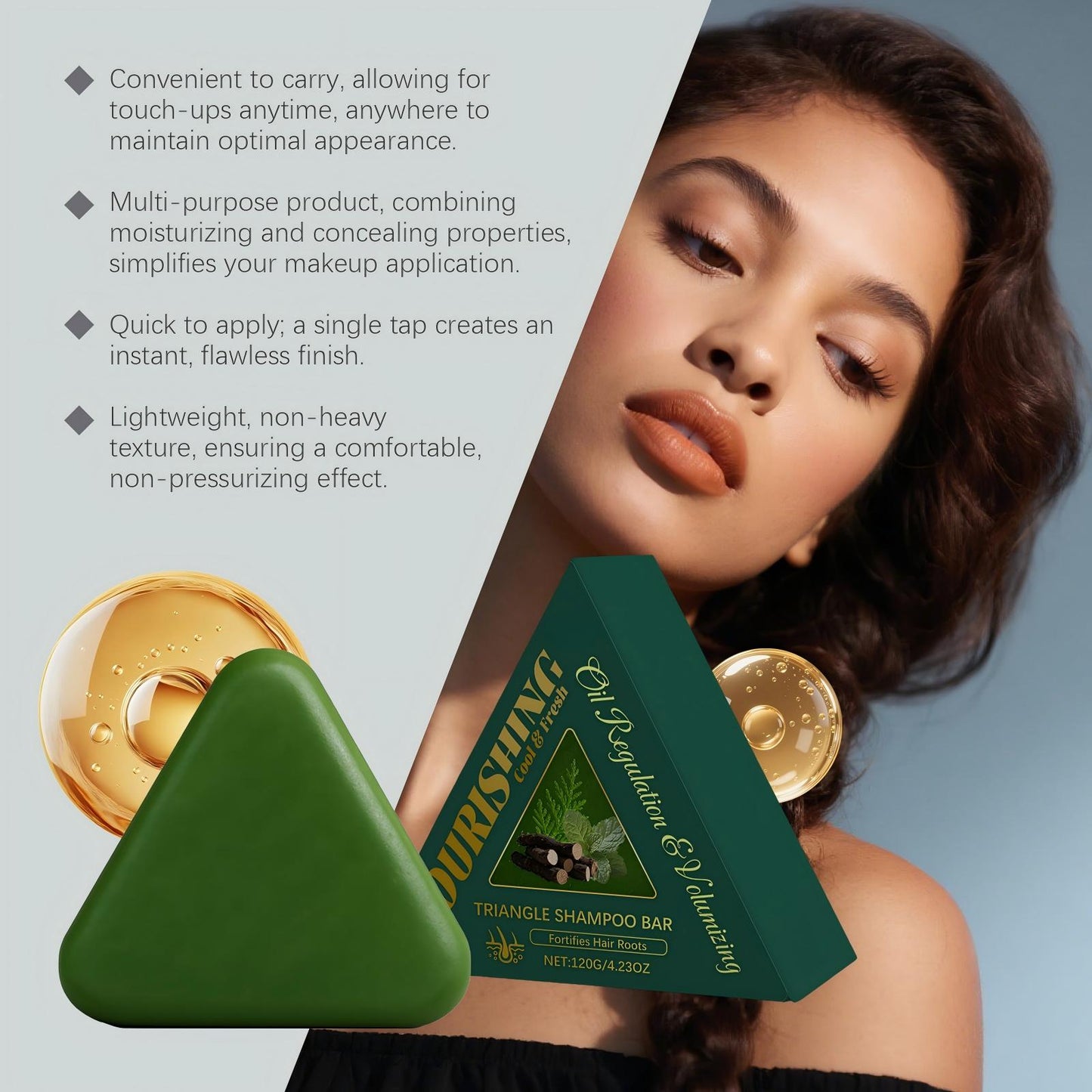 Triangle Shampoo Bar