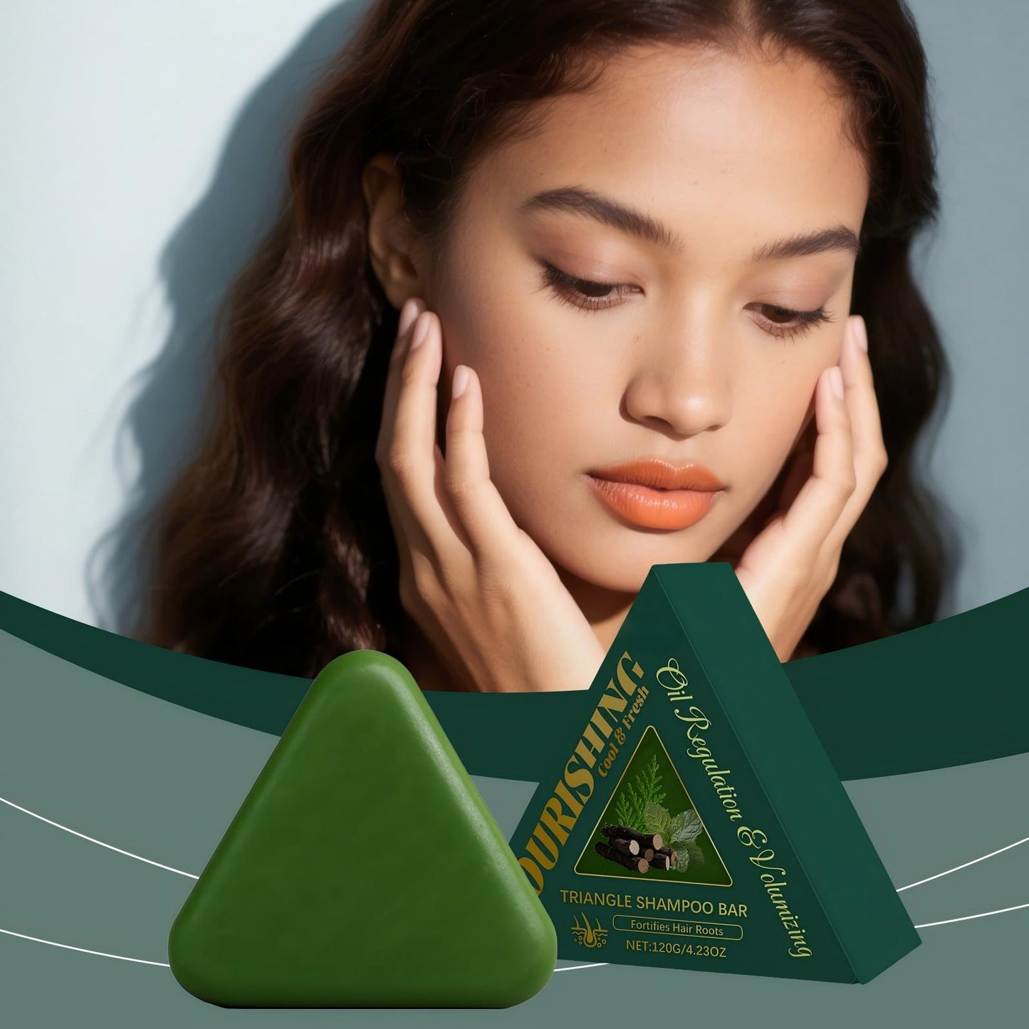 Triangle Shampoo Bar