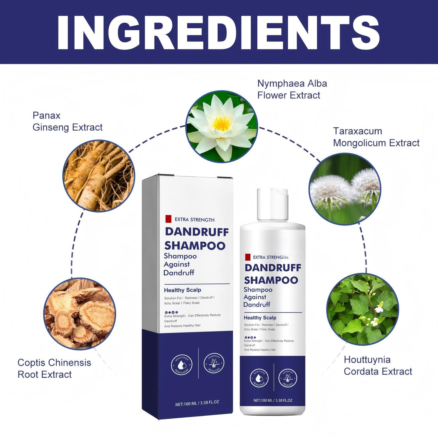 Hair follicle hair care shampoo