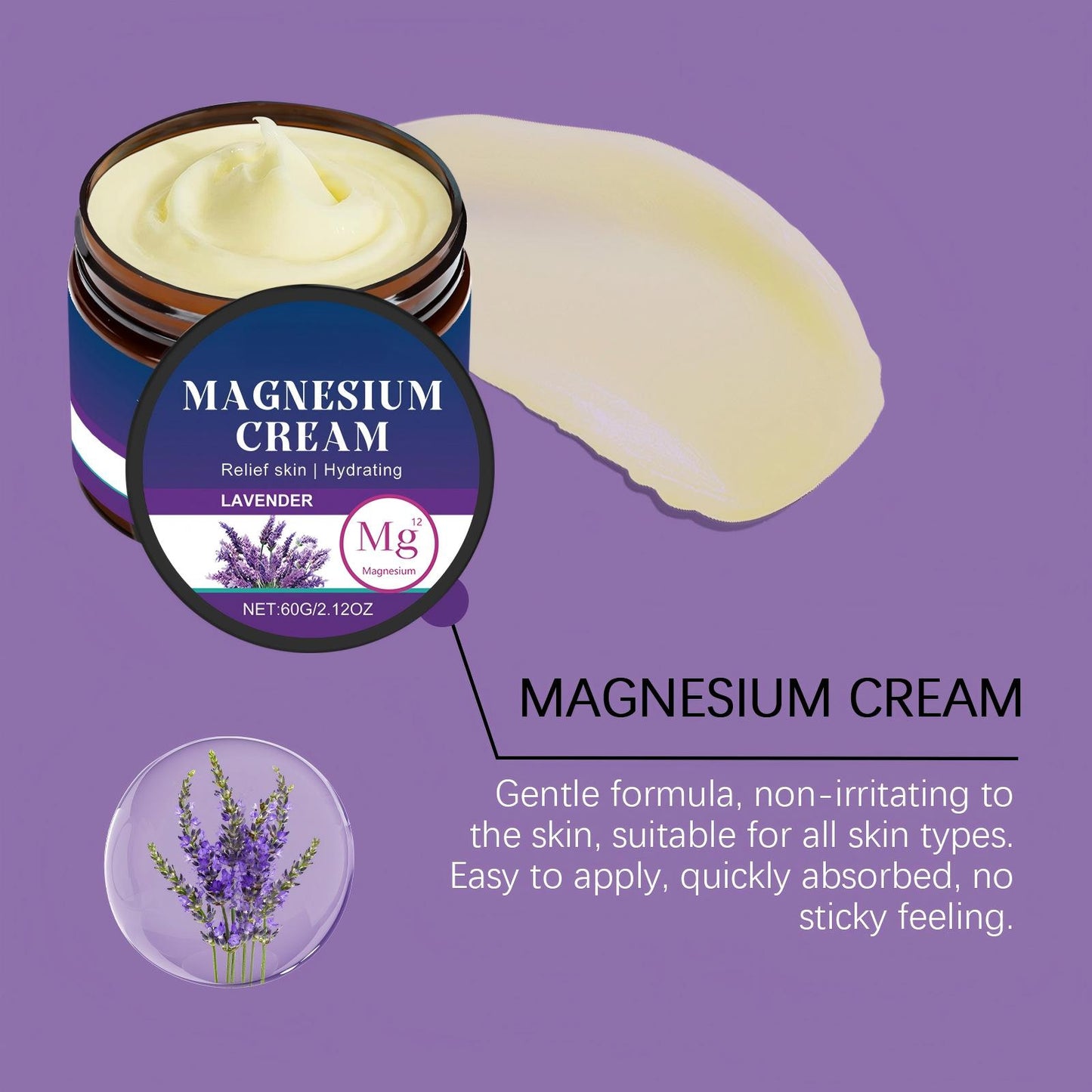 Magnesium Cream for Sleep & Muscle Relief