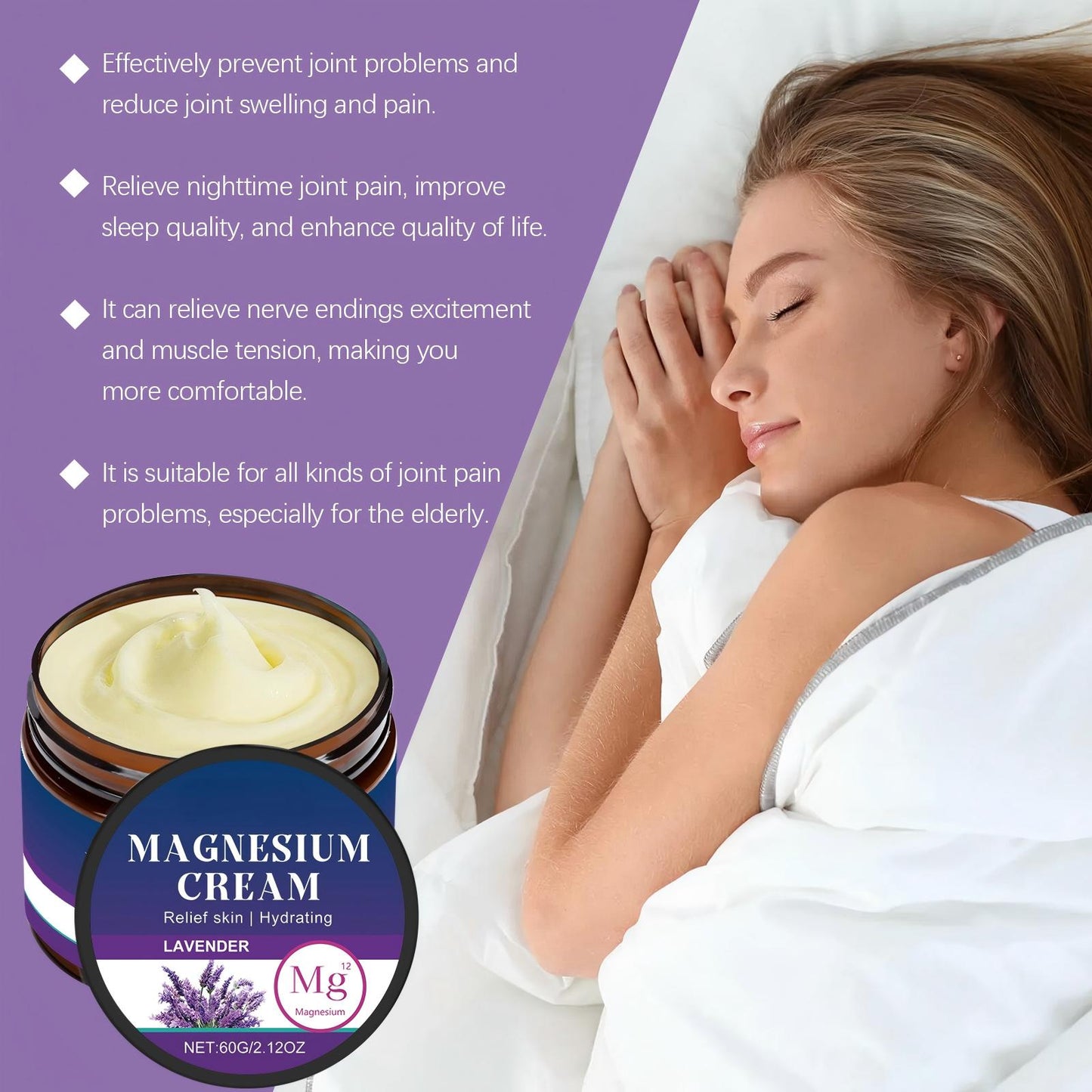 Magnesium Cream for Sleep & Muscle Relief