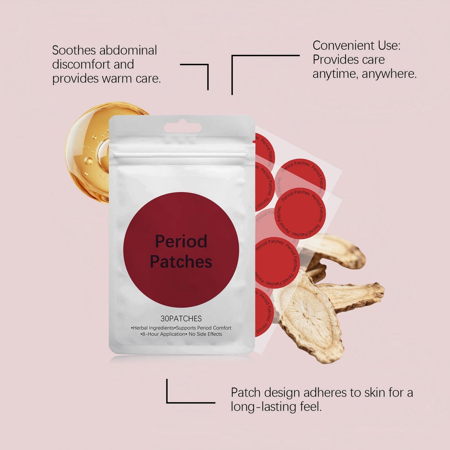 Abdominal skin care patch