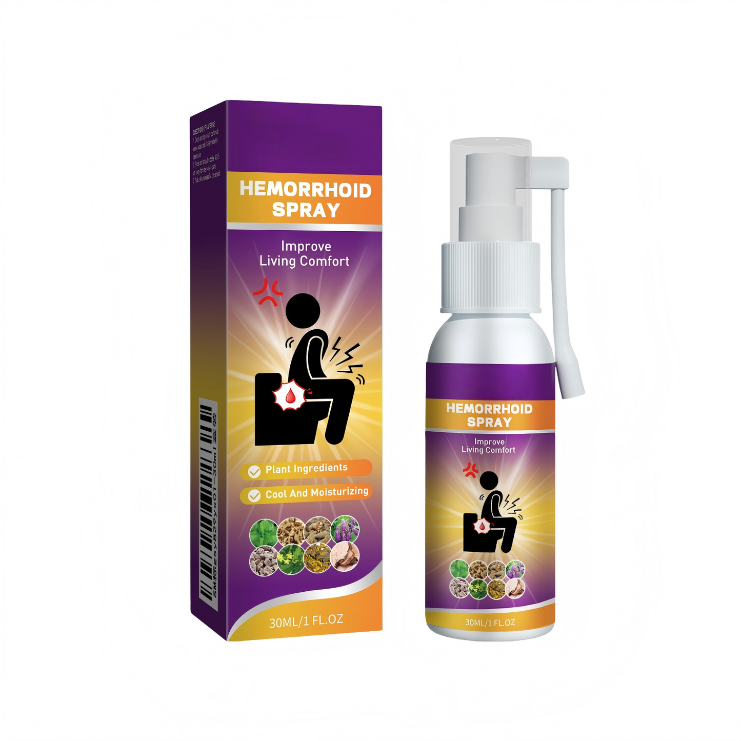 Men's body care spray