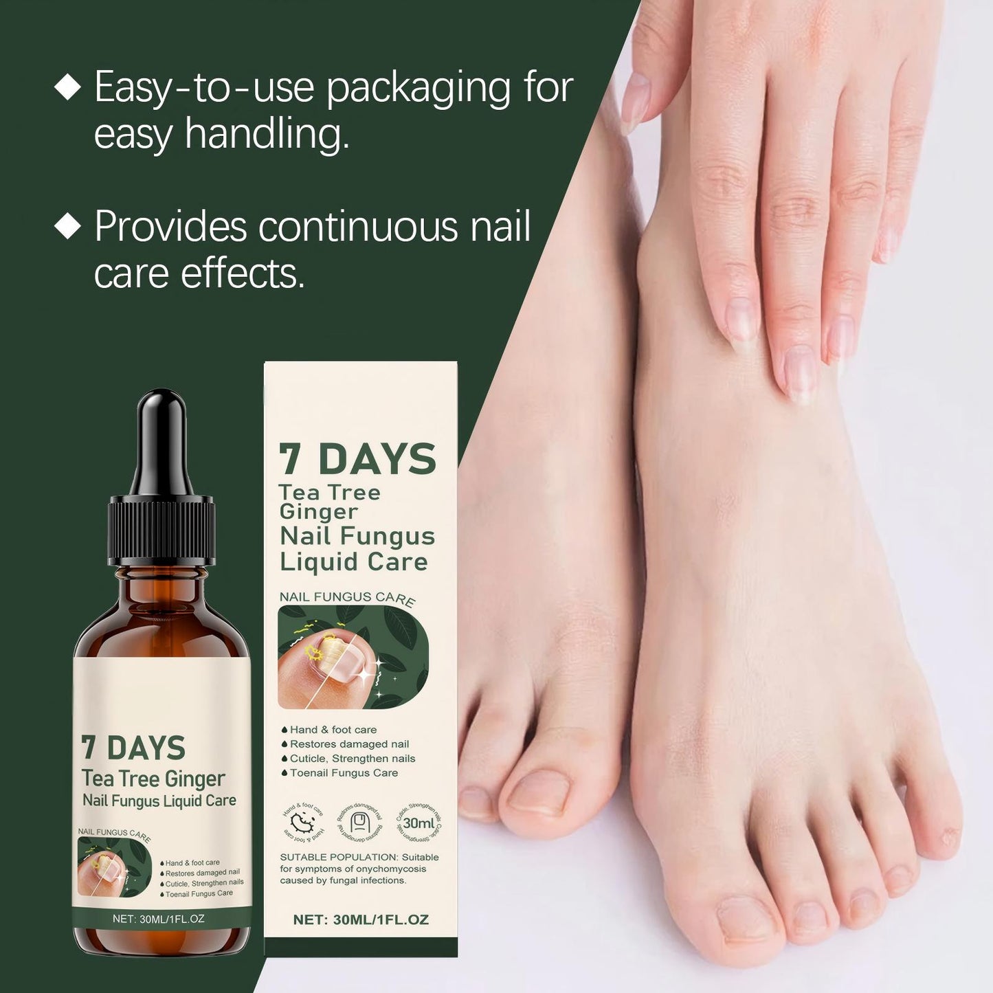 7 DAYS Tea Tree Ginger Nail Treatment