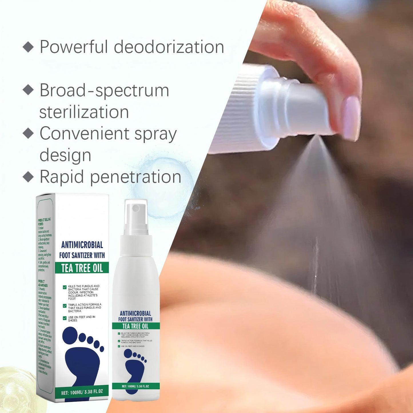 Foot Spray with Tea Tree Oil
