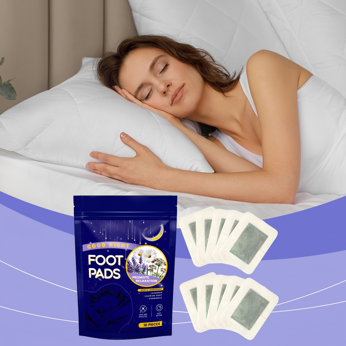 Sleep care foot patch