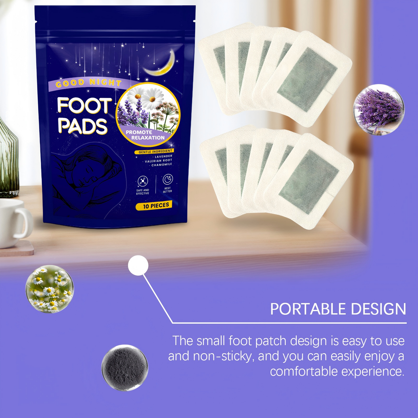 Sleep care foot patch