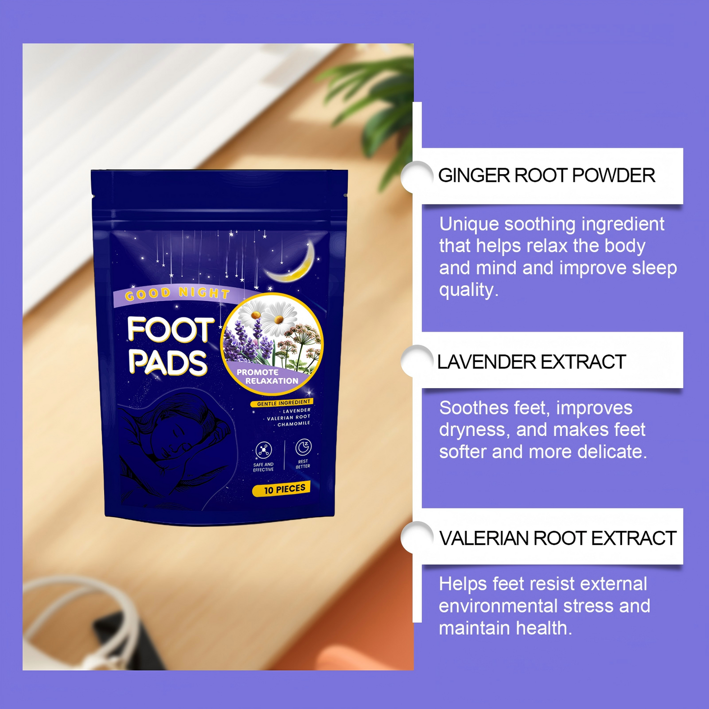 Sleep care foot patch